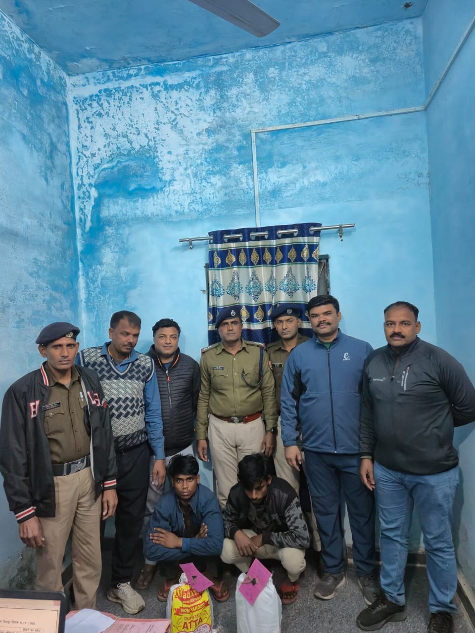 Two arrested for stealing oil from goods train engine