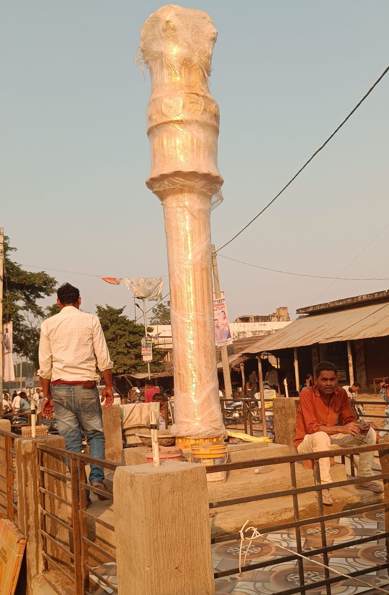 Siddharthnagar News : Ashok pillar will increase beauty of village