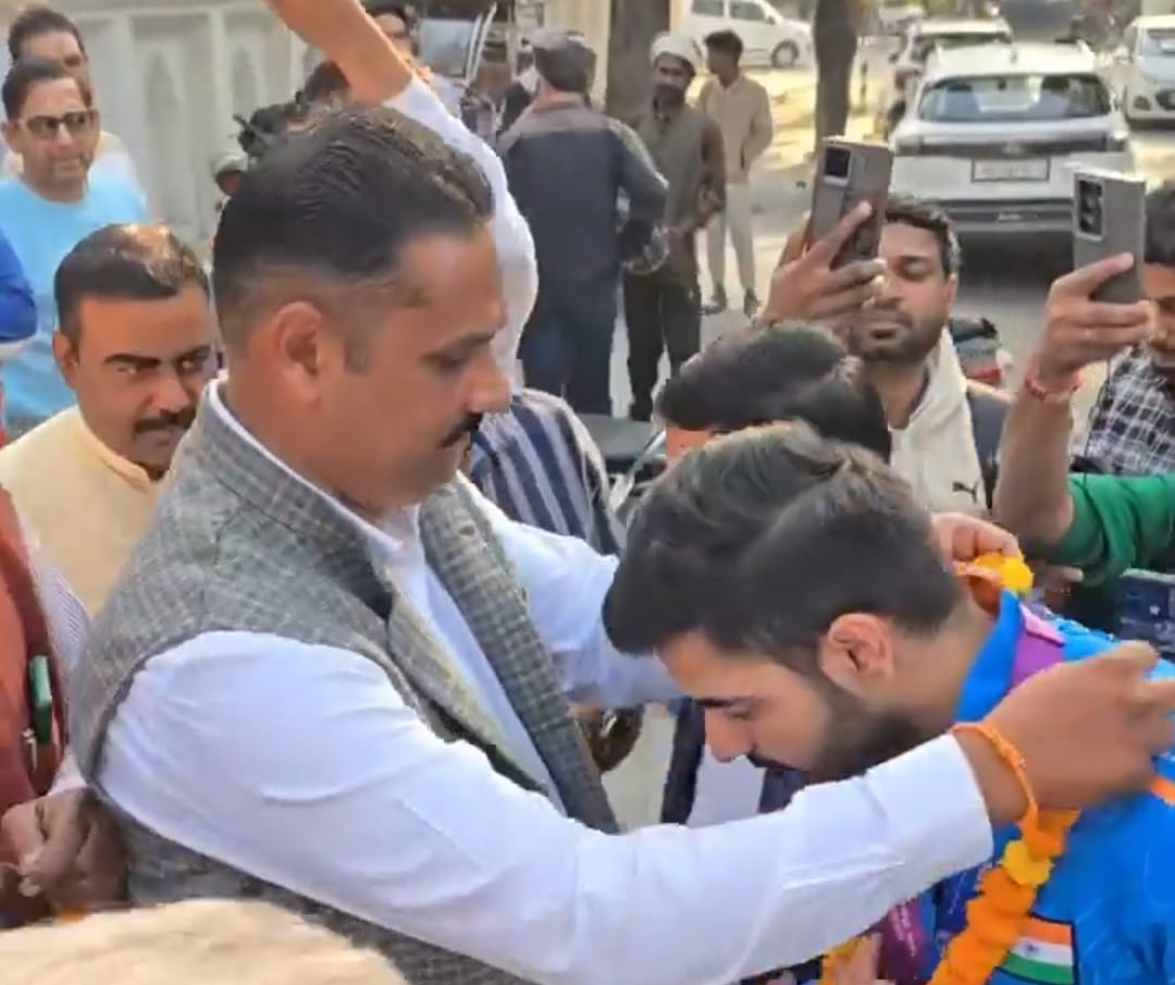 Samrat Rana becomes world champion, welcomed in Karnal