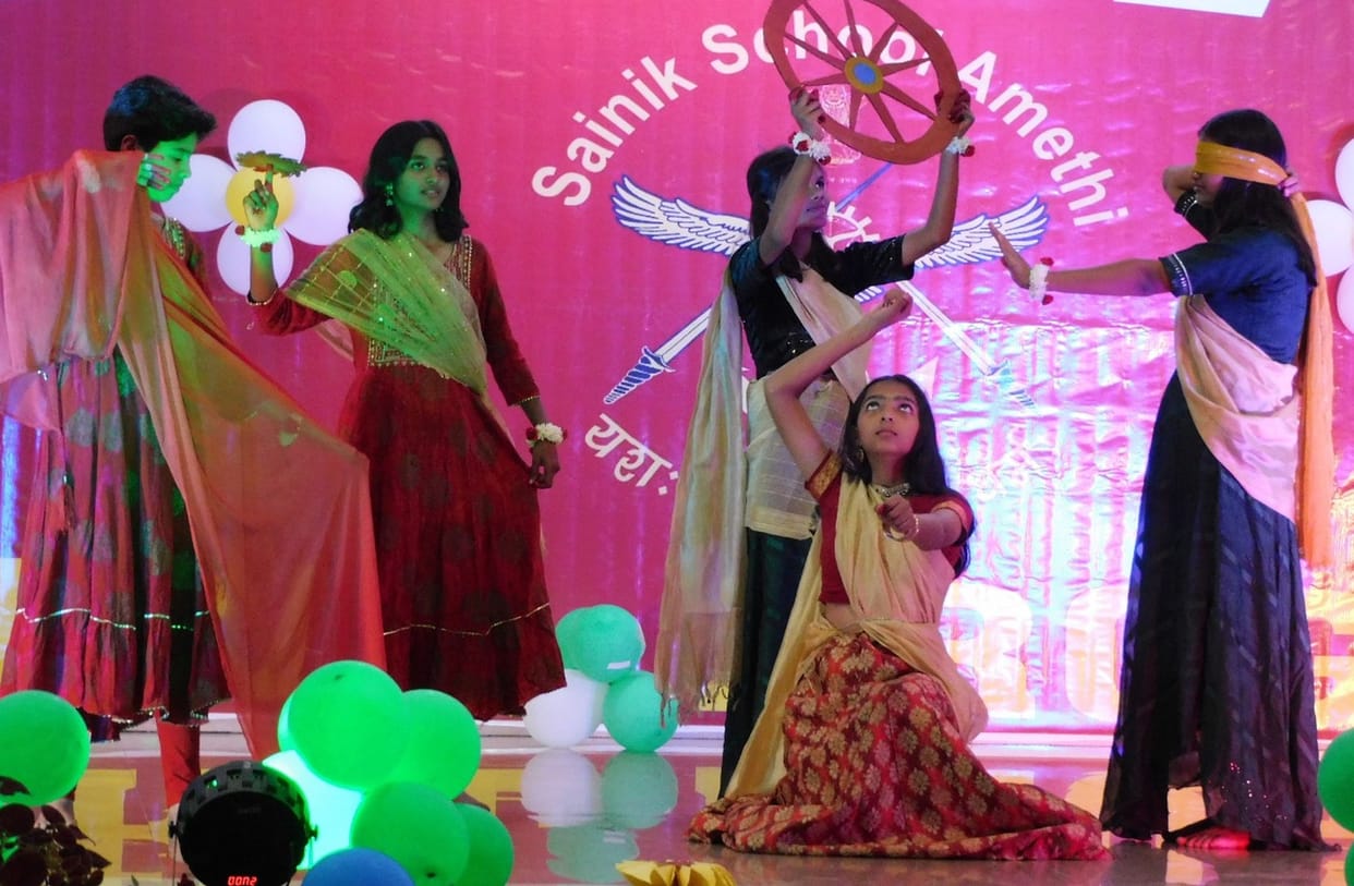 Cultural programmes presented by the children