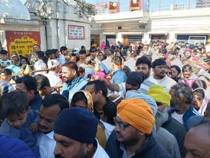 25 thousand devotees bowed their heads at Shri Naina Devi Ji.