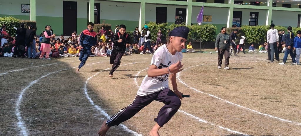 Jaspreet's team topped in shot put and Mahvesh's team topped in relay