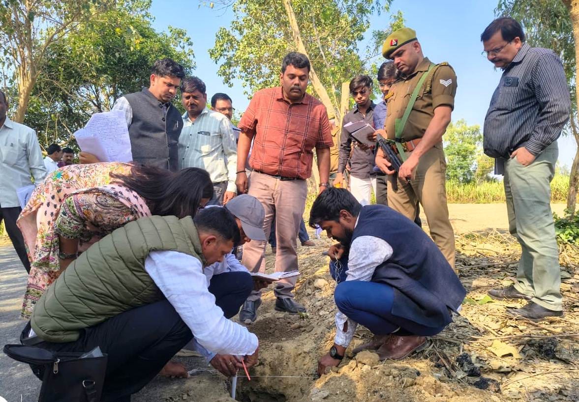 84 Kosi circumnavigation route digging probe, sending samples