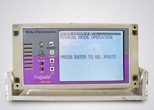 Fog devices installed in goods trains for safe rail operations in fog