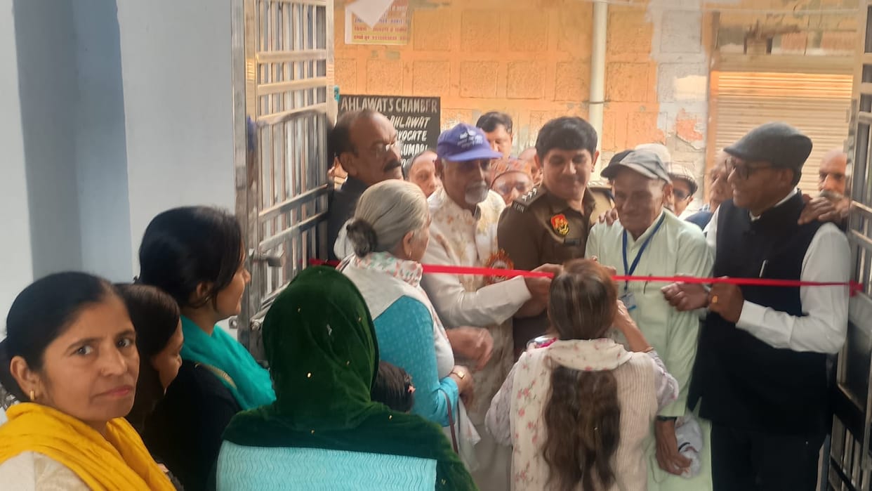 Medicines and glasses distributed in health camp
