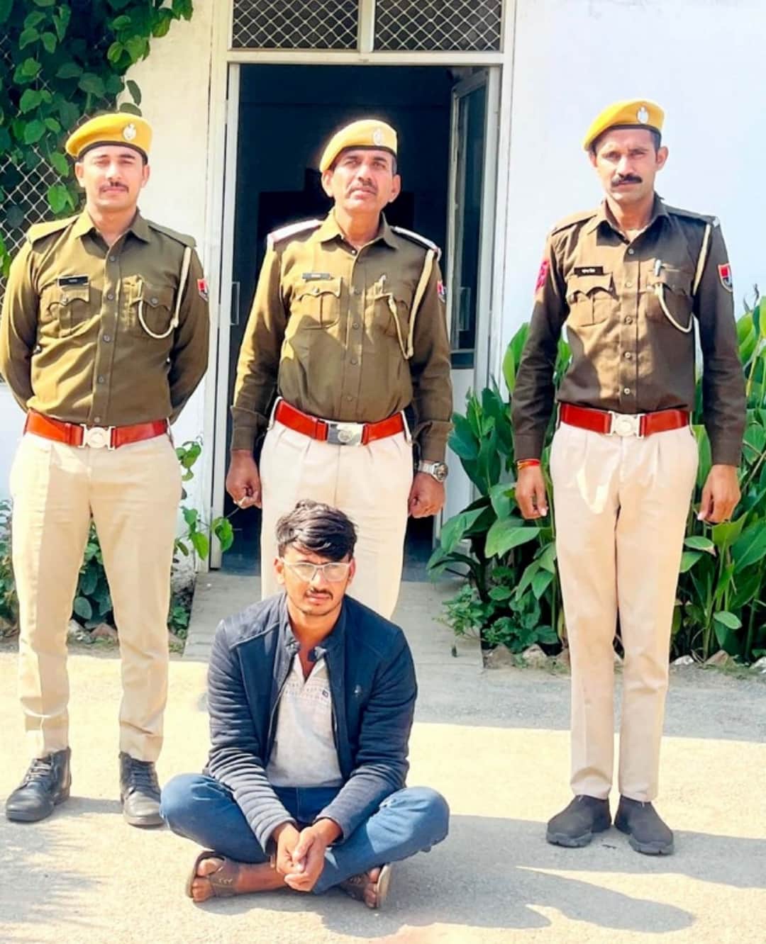 झल्लारा थाना पुलिस ने गिरफ्तार किया आरोपी