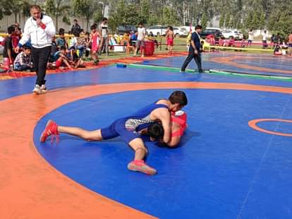 Ankush wins Under-12 wrestling event