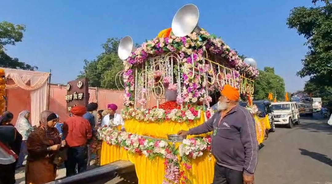 Nagar Kirtan was taken out under the leadership of Panj Pyaras