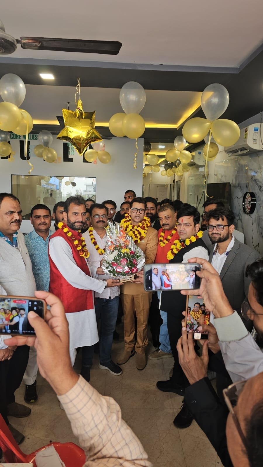 Pramod National Vice President, Gaurav Senior State Vice President