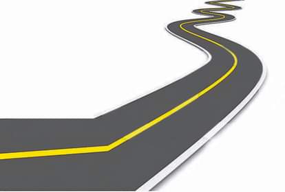 For the first time in the district, vehicles are running on roads made of plastic waste.