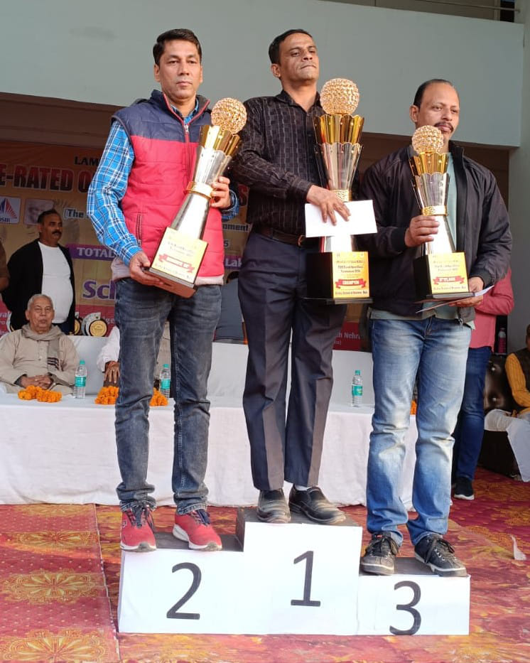 Harish Sharma of Delhi became the winner of the chess competition