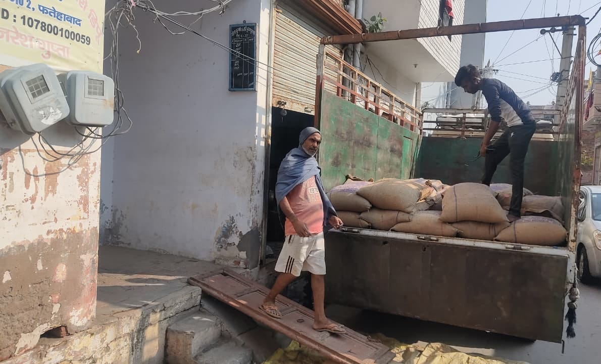 Millet has not yet arrived at the ration depot