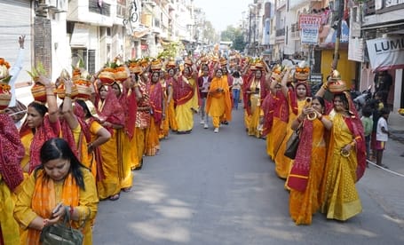 Kalash Yatra taken out with great pomp