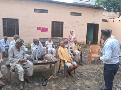 Legal Literacy Camp for Senior Citizens at Old Age Home