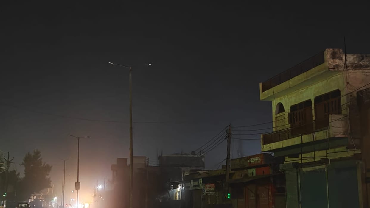 Street lights become showpieces