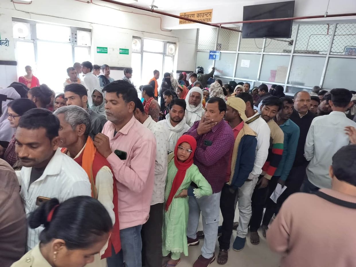 2030 patients reached the medical college