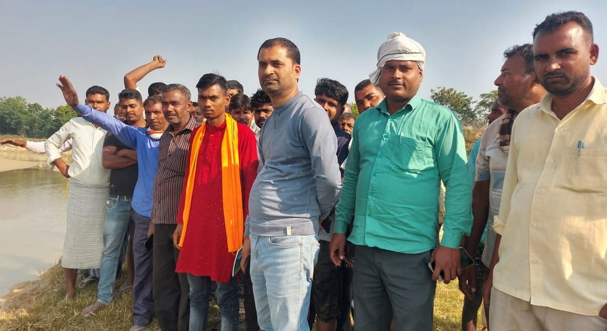 A bridge will be constructed over the Kharjhar drain.