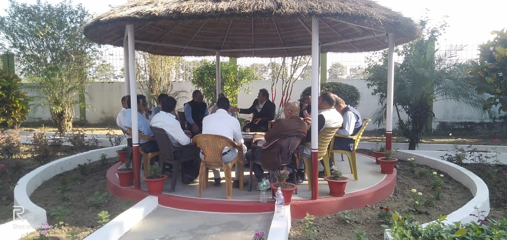 To prevent floods, the high-level committee inspected the condition of the Chhitauni dam.