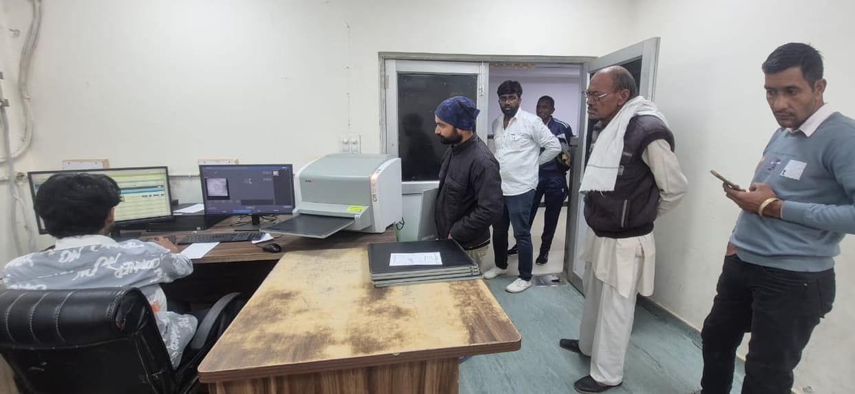 Patients themselves are picking up X-ray plates and getting reports made at the Civil Hospital.