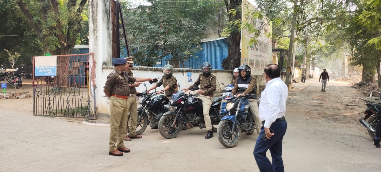 Challan of six police line and office personnel