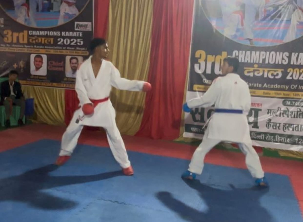 26 players from Mahendragarh won medals in the State Karate Championship