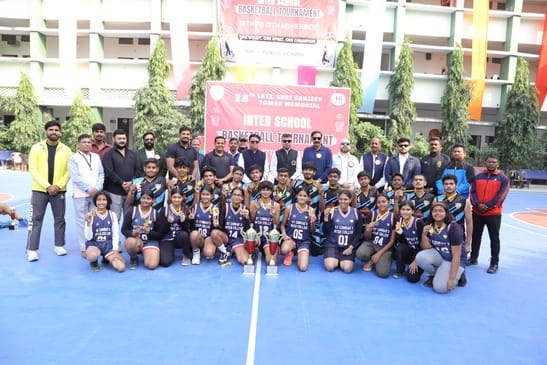 St. Conrad's emerged victorious in the Sanjeev Tomar Memorial Basketball Tournament