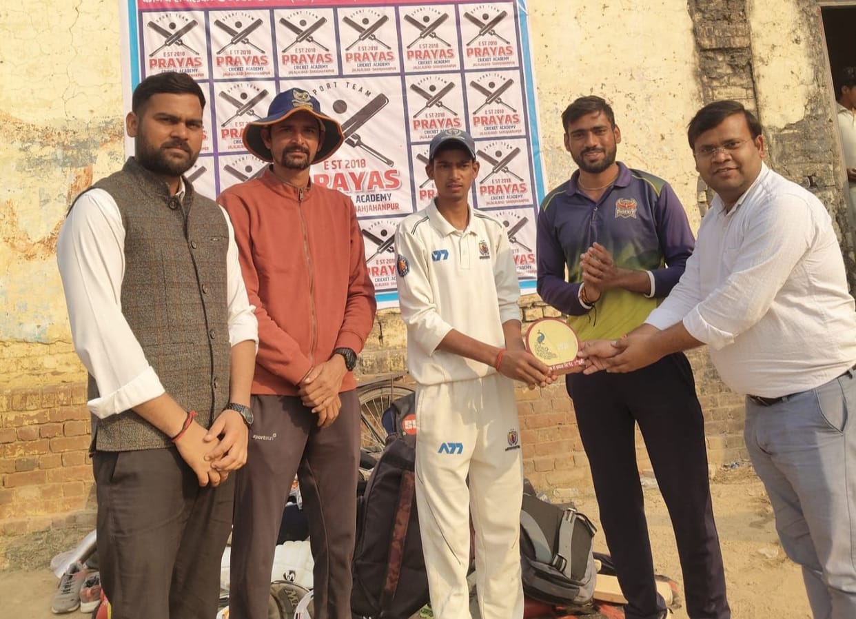 Ansh Tiwari batted brilliantly to give Elite Academy victory