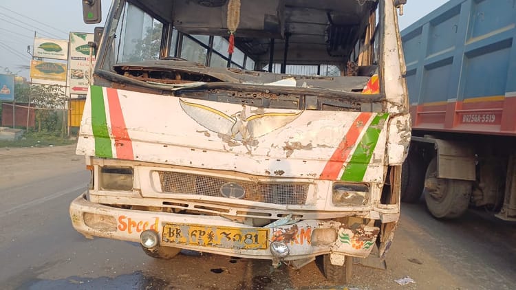 Bihar: BSAP जवानों की बस ट्रक से टकराई, चार गंभीर रूप से घायल, चुनाव ड्यूटी से लौटते समय हुआ हादसा