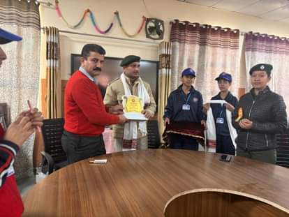 Girl students were made aware about forest conservation.