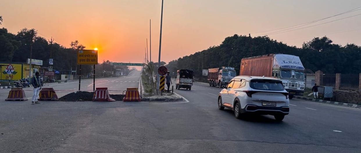 ROB construction complete, yet traffic movement stalled