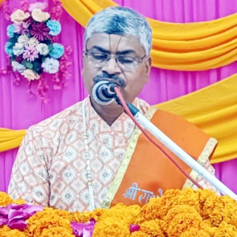 Shrimad Bhagwat Katha: The story of the birth of Shri Krishna is narrated.