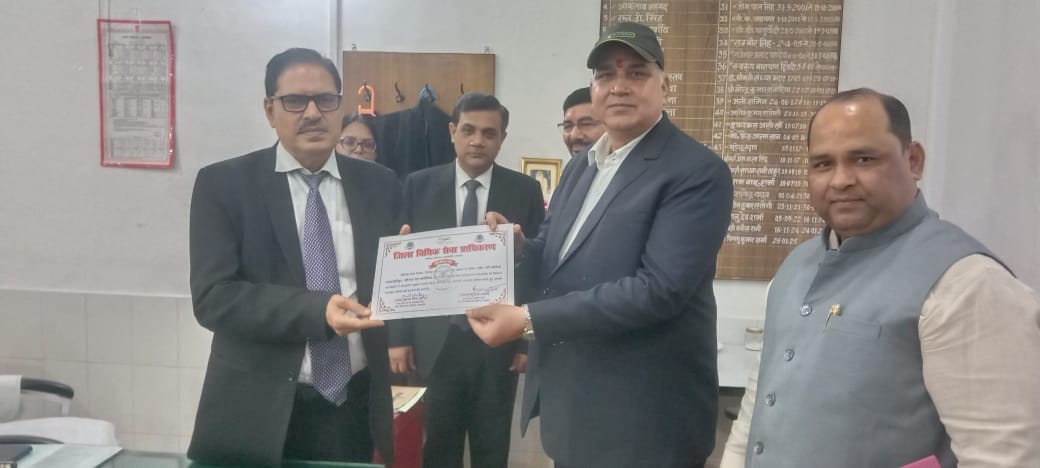 SS College's Legal Aid Centre receives certificate