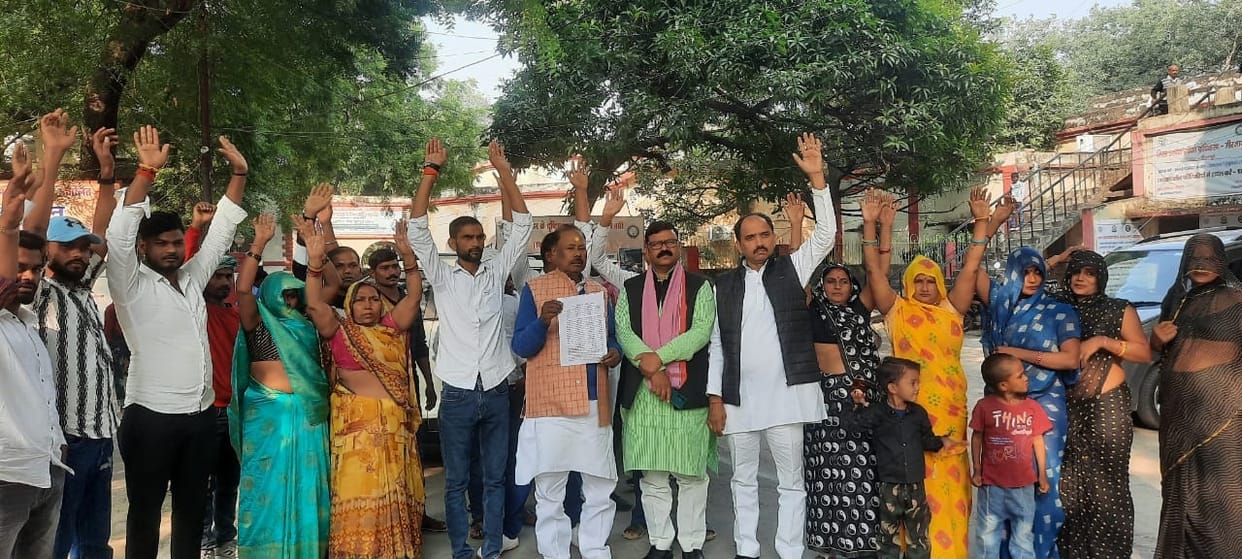 Suspended teacher should be dismissed, villagers protest