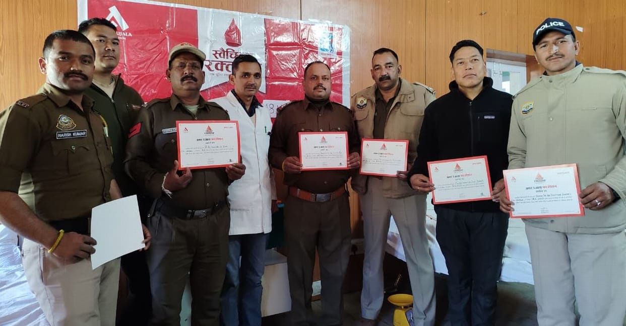 35 people donated blood