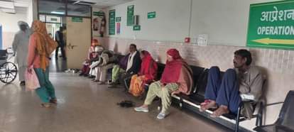 The OT operated in two shifts, 109 patients registered and 15 operations were performed.