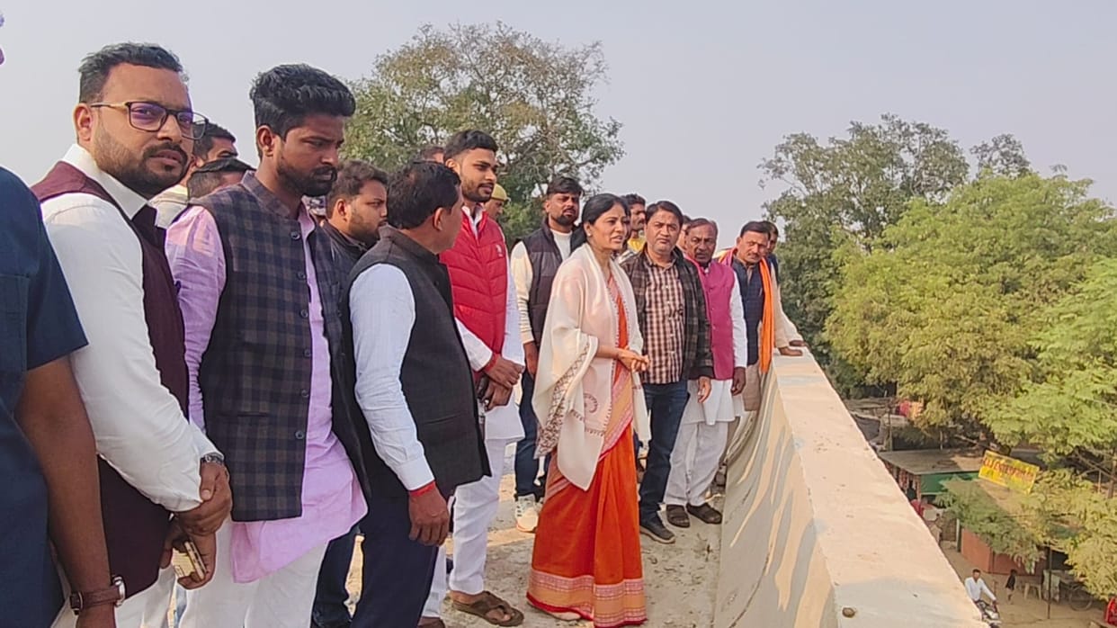 Complete the work of Aamghat Rail Overbridge in a month: Anupriya Patel