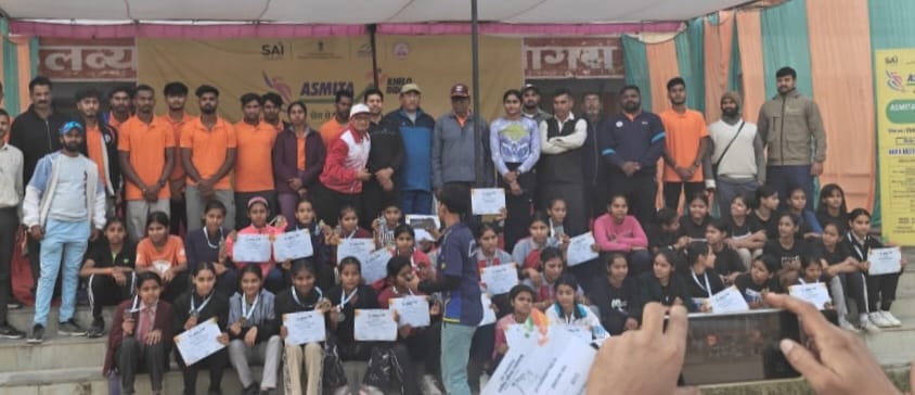 Girls showed their strength in Asmita Athletics League, won medals
