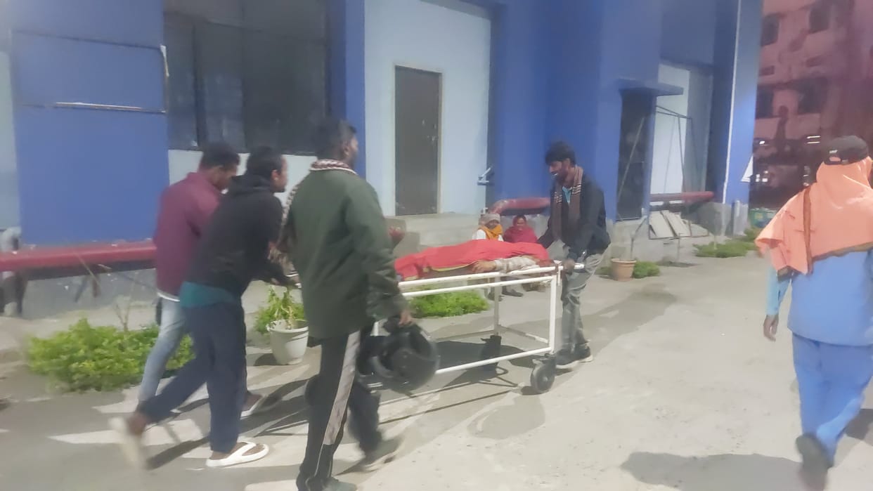 Nalanda news Brother-in-law killed and brother-in-law injured in a road accident in Nalanda