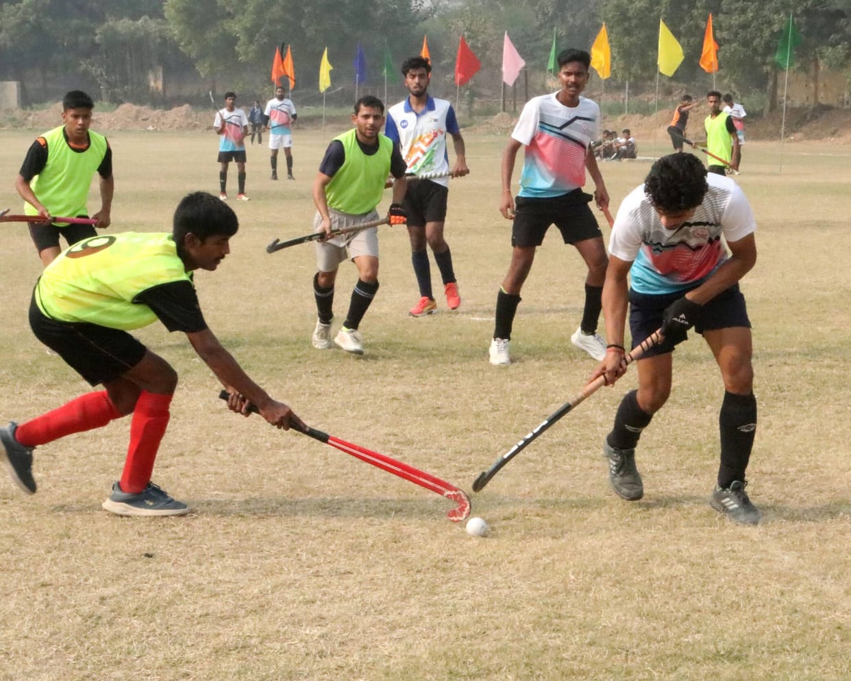 Dr. Bhimrao Ambedkar University's hockey team was selected.