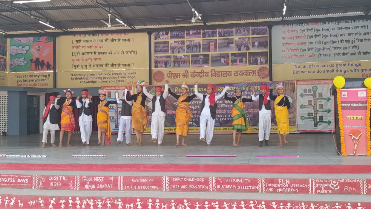 Enthralled by the tribal dance performance