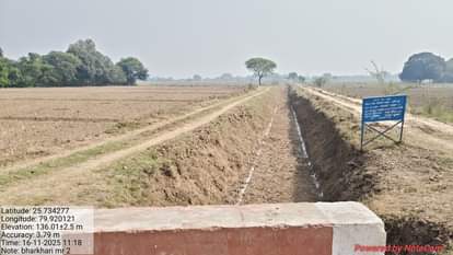 Silt cleaning of canals started with an investment of Rs 1.25 crore.