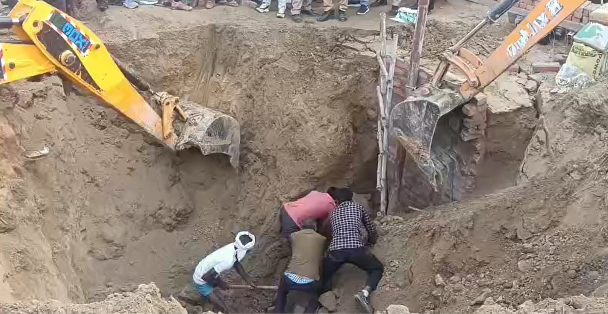 Farmer dies after being buried under soil due to collapse of boring pit