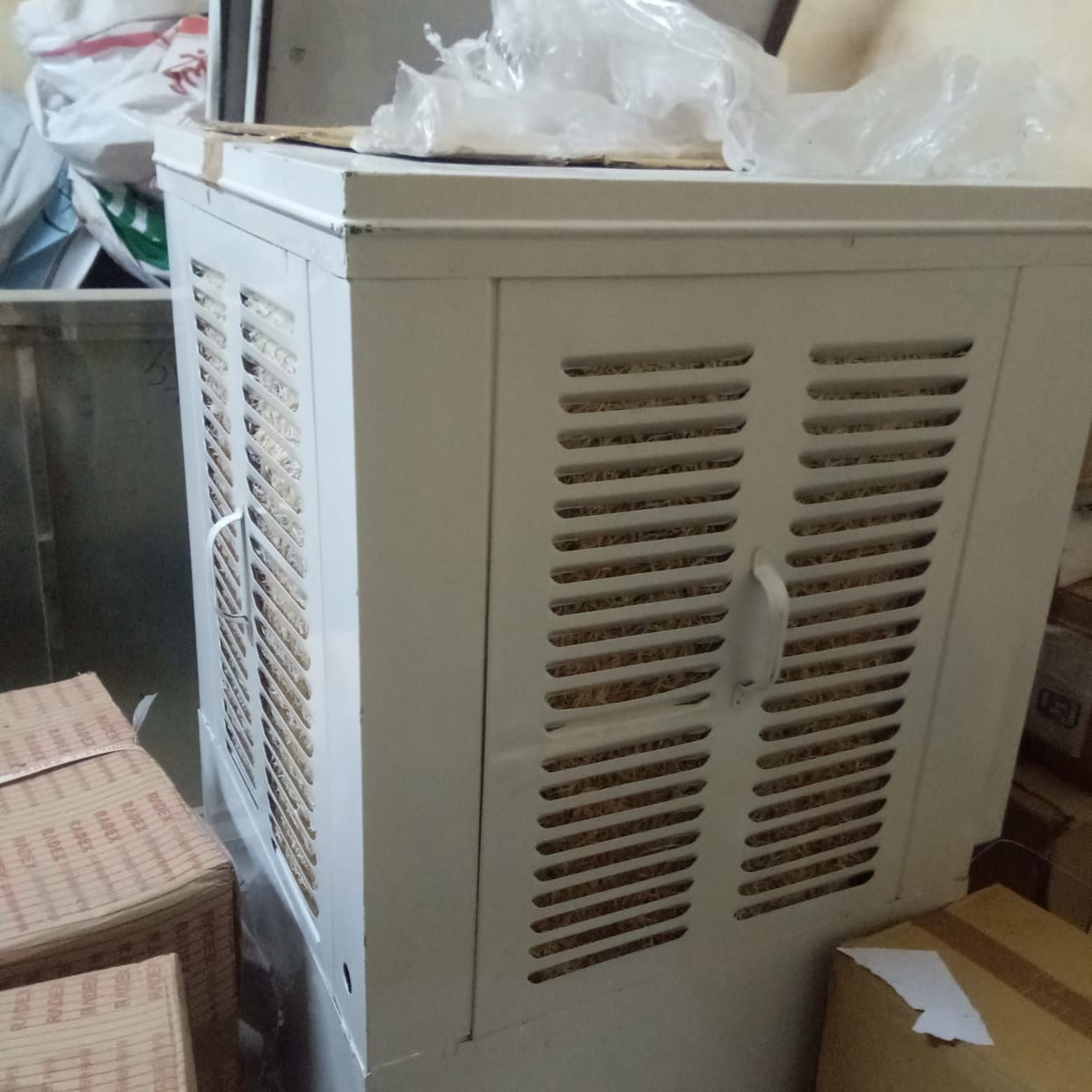ACs were to be installed at the PRS counter, but coolers were delivered.