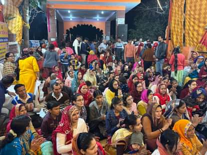 Sundarkand recitation was done in the ancient Ichchha Purna Chole Wale Hanuman Temple