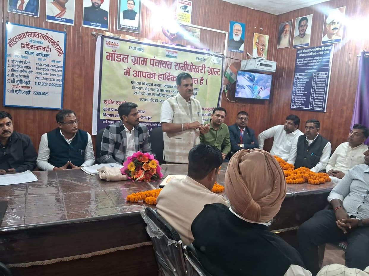 Haryana's Sarpanch was impressed by the development model