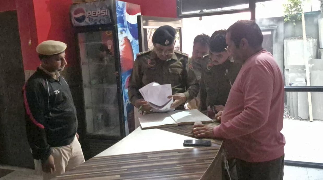 Following the Delhi blast alert, Bhiwani police conducted a search operation in 104 hotels and guest houses.