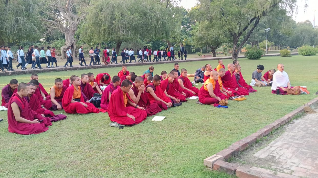 30 followers from Sikkim visited Jetavana, a Buddhist pilgrimage site, and offered prayers.