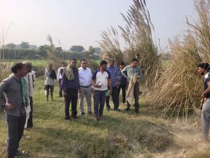 Measurement done to prevent encroachment in Yamuna Khadar under the guise of crops