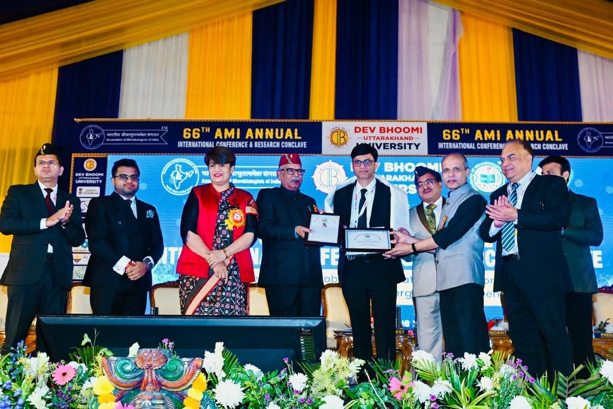Prof. Naveen Arora received the honour