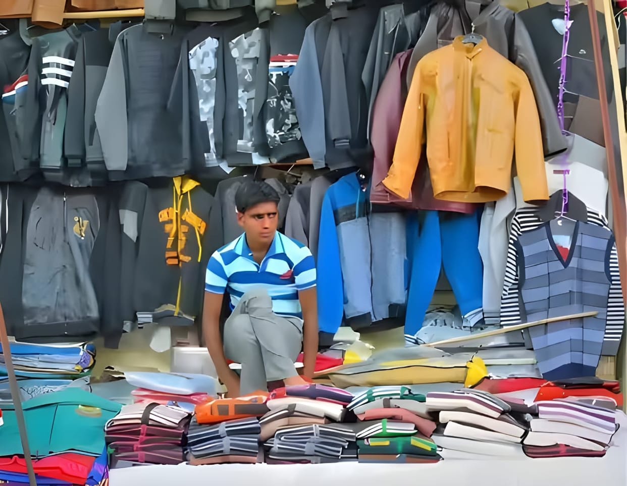 Shopkeepers have already increased their stock of hoodies and leather jackets, the choice of youth.